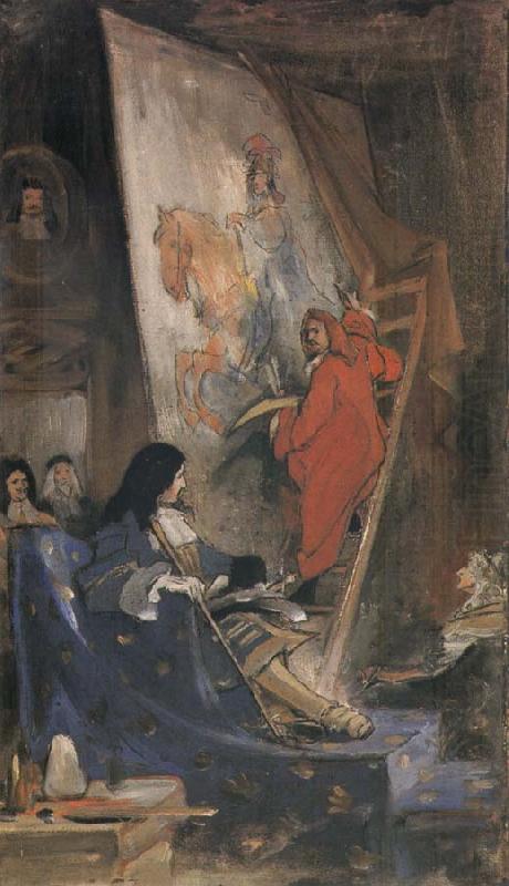 Ehrenstrahl painting Karl XII-s Portrait, Carl Larsson